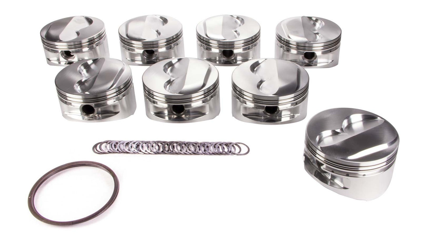 Je Pistons JEP182033 SBC Domed Piston Set 4.125 Bore +5.6cc
