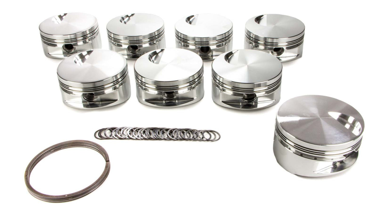Je Pistons JEP257966 BBC Flat Top Piston Set 4.530 Bore -3cc