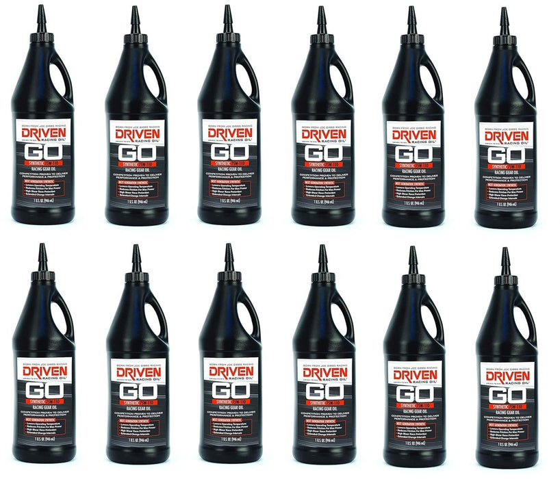 Driven Racing Oil JGP00630-12 75W110 Synthetic Gear Oil Case 12 x 1 Quart