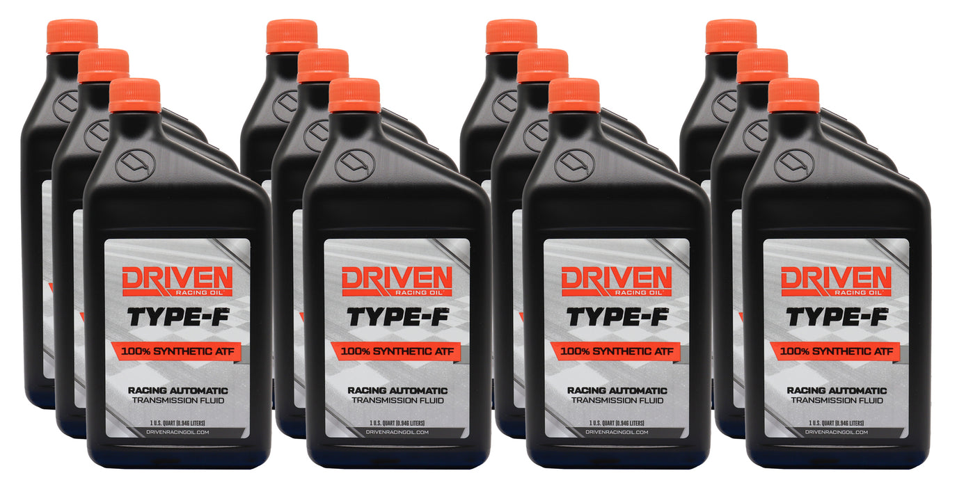 Driven Racing Oil JGP04086-12 Type F ATF Trans Fluid Case 12/Qt