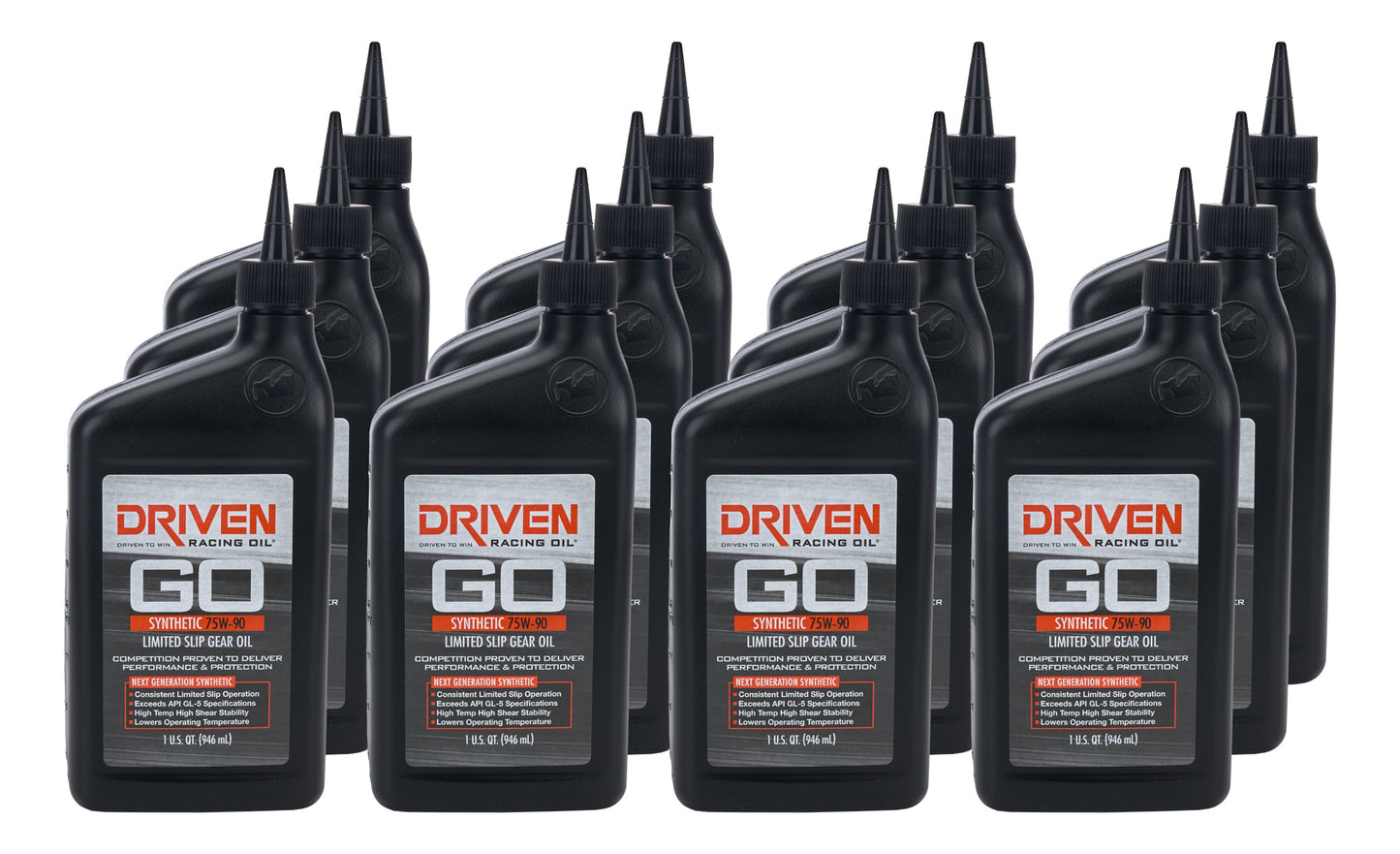Driven Racing Oil JGP04230-12 75w90 Limited Slip Gear Oil Case 12 x 1 Quart