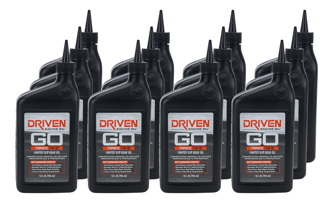 Driven Racing Oil JGP04230-12 75w90 Limited Slip Gear Oil Case 12 x 1 Quart