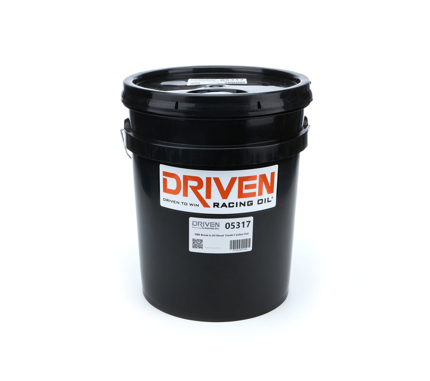 Driven Racing Oil JGP05317 DBR Break In Oil Diesel 15w40 5 Gallon Pail
