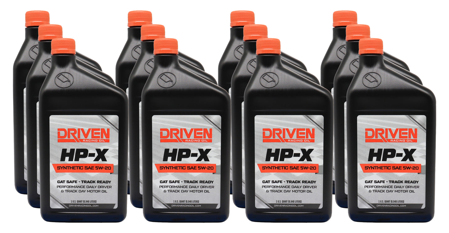 Driven Racing Oil JGP17206-12 HP-X 5W20 Motor Oil Case 12/Qt