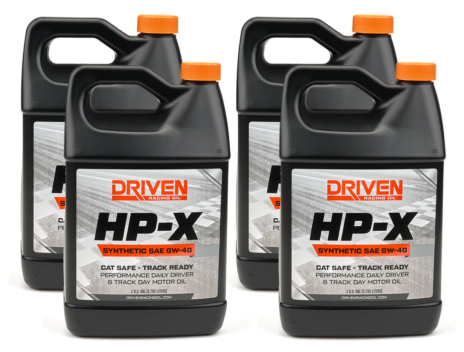 Driven Racing Oil JGP17408-4 HP-X 0W40 Motor Oil Case 4/Gal