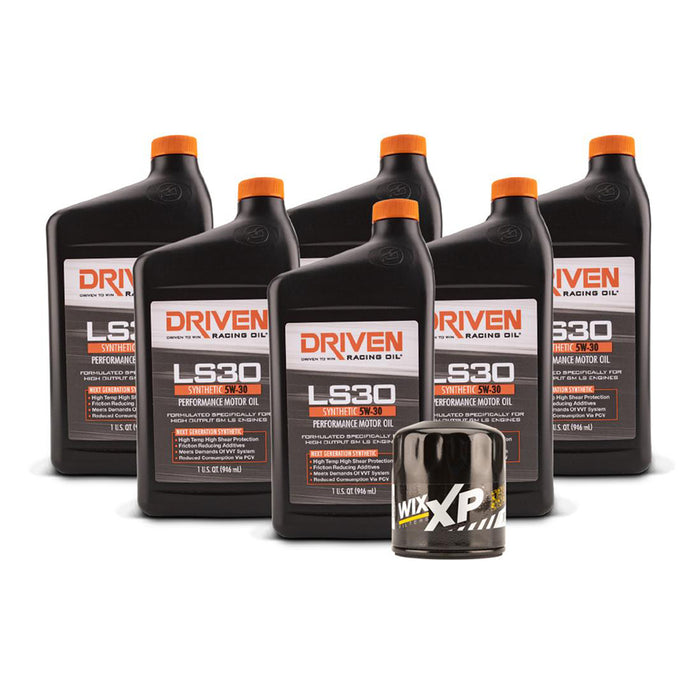 Driven Racing Oil JGP20633K LS30 Oil Change Kit 97- 06 LS Engines 6 Qt