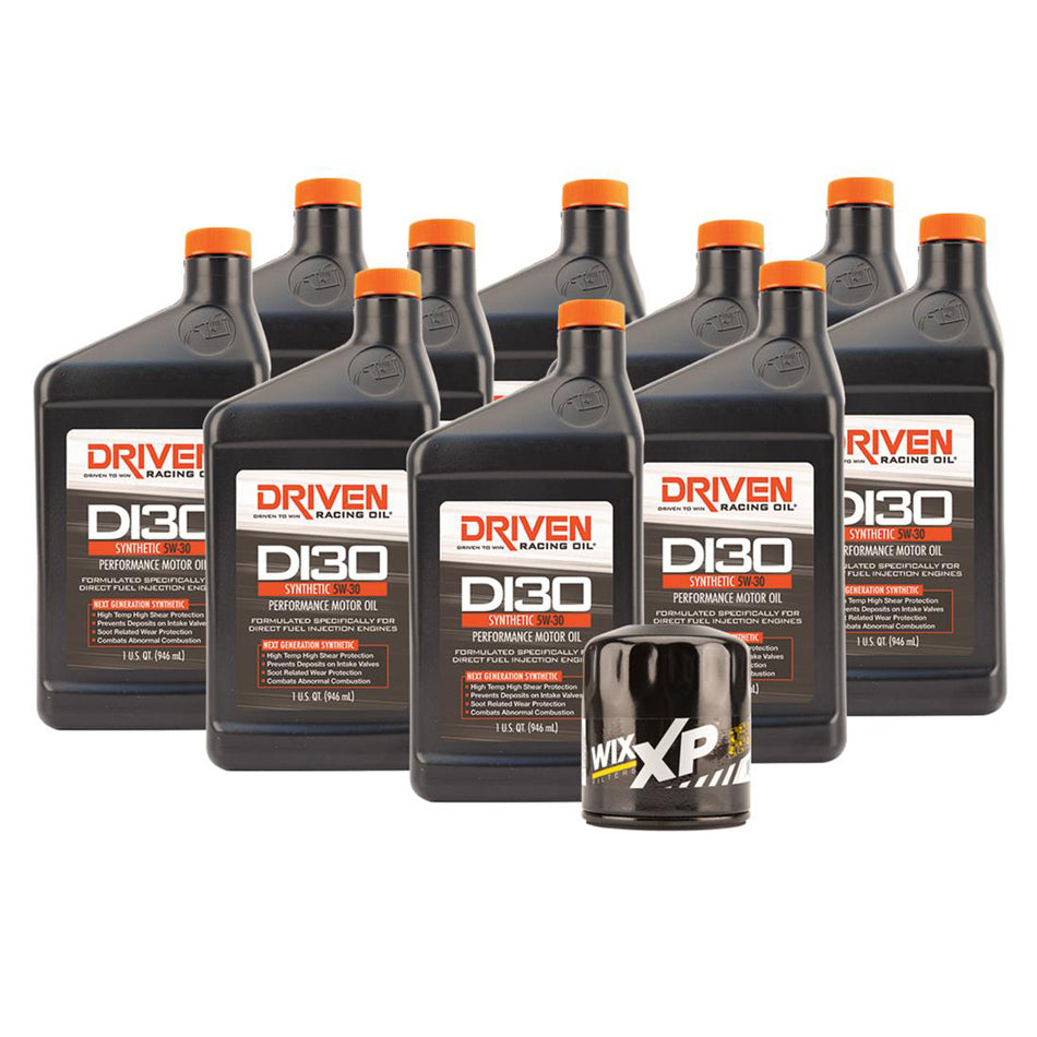 Driven Racing Oil JGP21035K DI30 Oil Change Kit 14- LT Engines 10 Qt