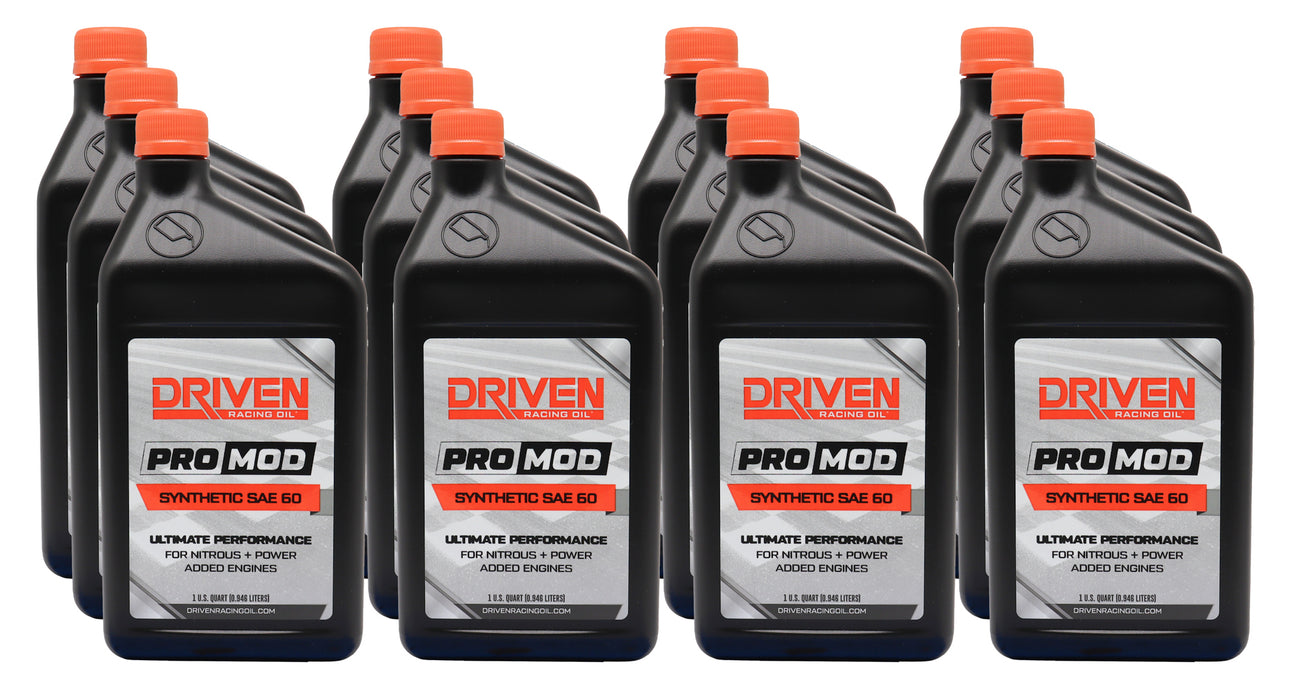 Driven Racing Oil JGP24606-12 ProMod 60W Motor Oil Case 12/Qt
