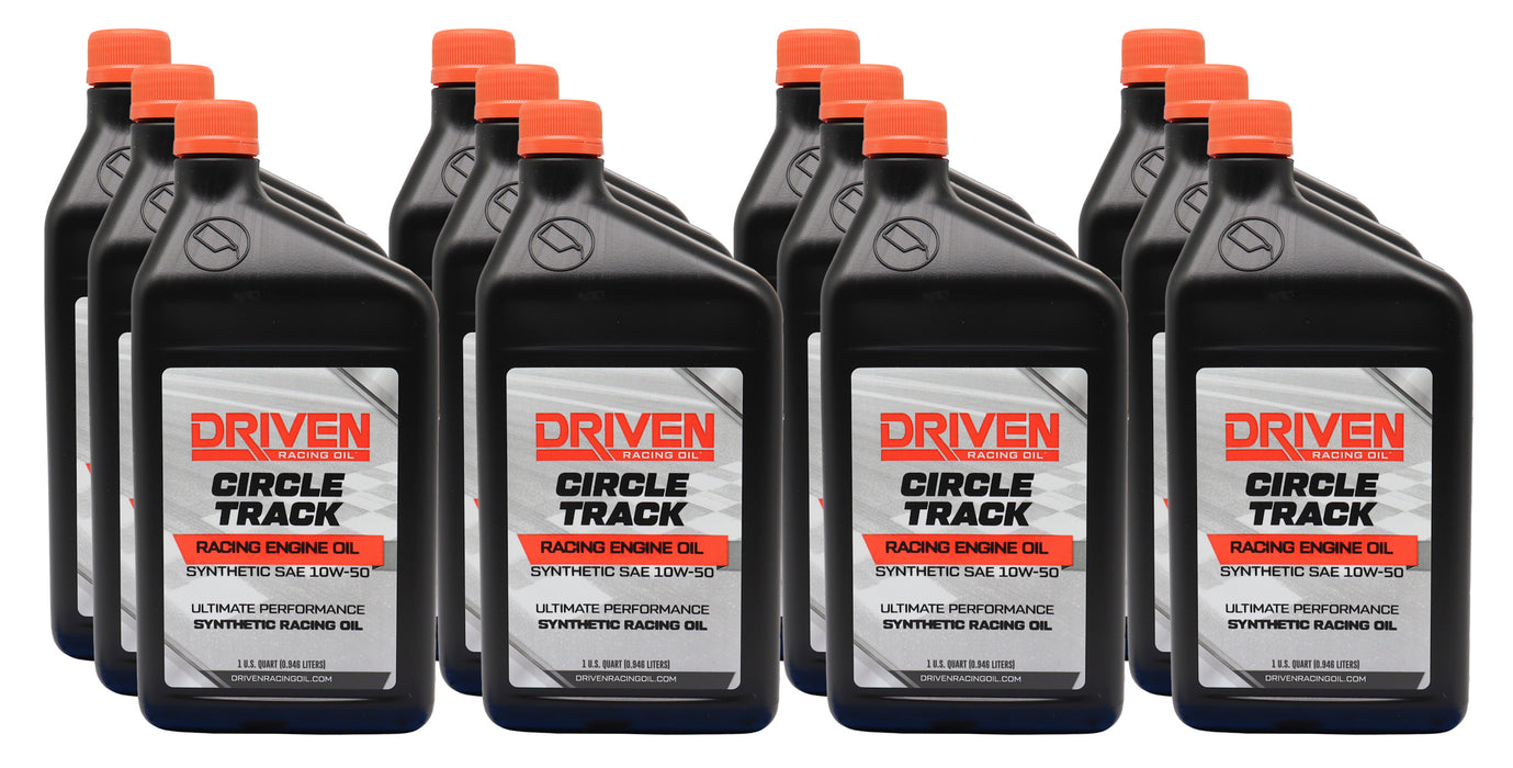 Driven Racing Oil JGP26156-12 Circle Track 10W50 Oil Case 12/Qt
