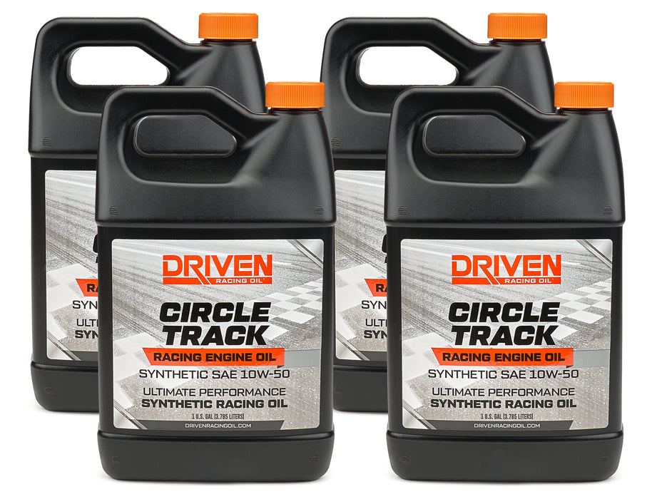 Driven Racing Oil JGP26158-4 Circle Track 10W50 Oil Case 4/Gal