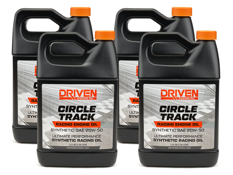 Driven Racing Oil JGP26258-4 Circle Track 20W50 Oil Case 4/Gal