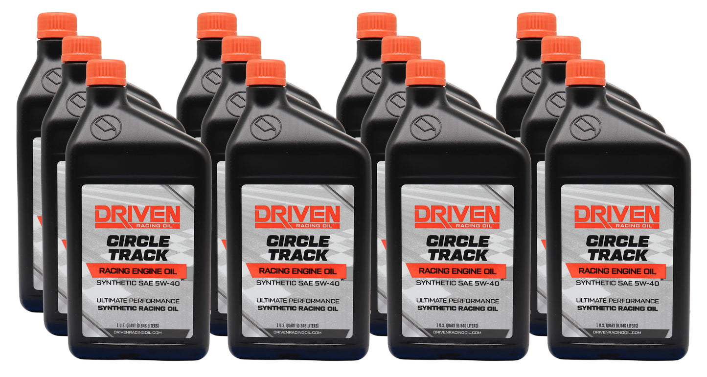 Driven Racing Oil JGP26406-12 Circle Track 5W40 Oil Case 12/Qt