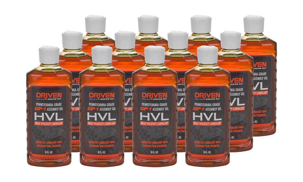 Driven Racing Oil JGP50050-12 HVL High Viscosity Lube Case 12 x 8 oz.