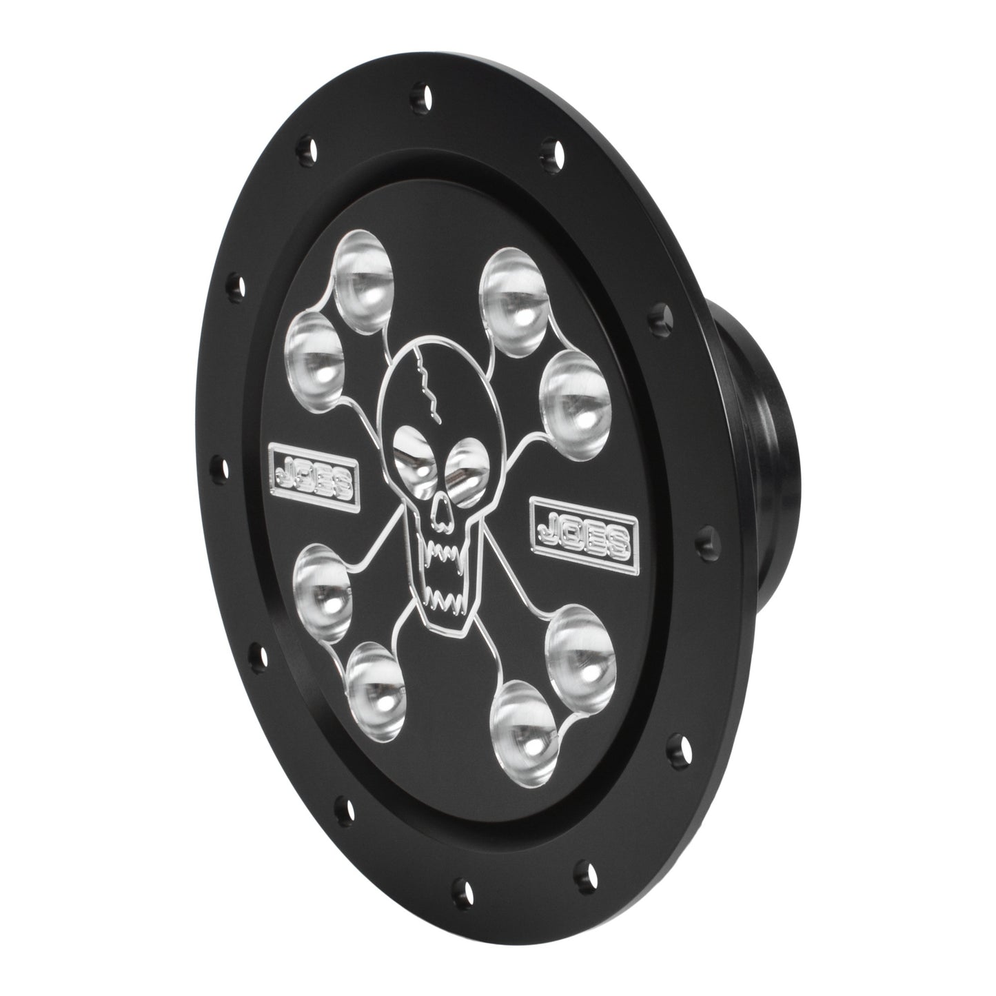 Joes Racing Products JOE13201-B Fuel Filler Skull & Bones Black