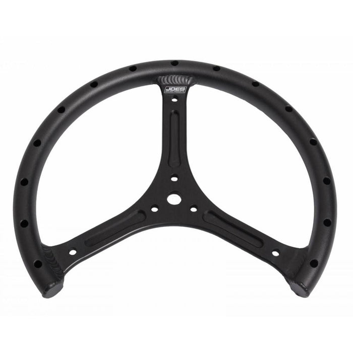 Joes Racing Products JOE13505-B 11in Steering Wheel QM Aluminum Black