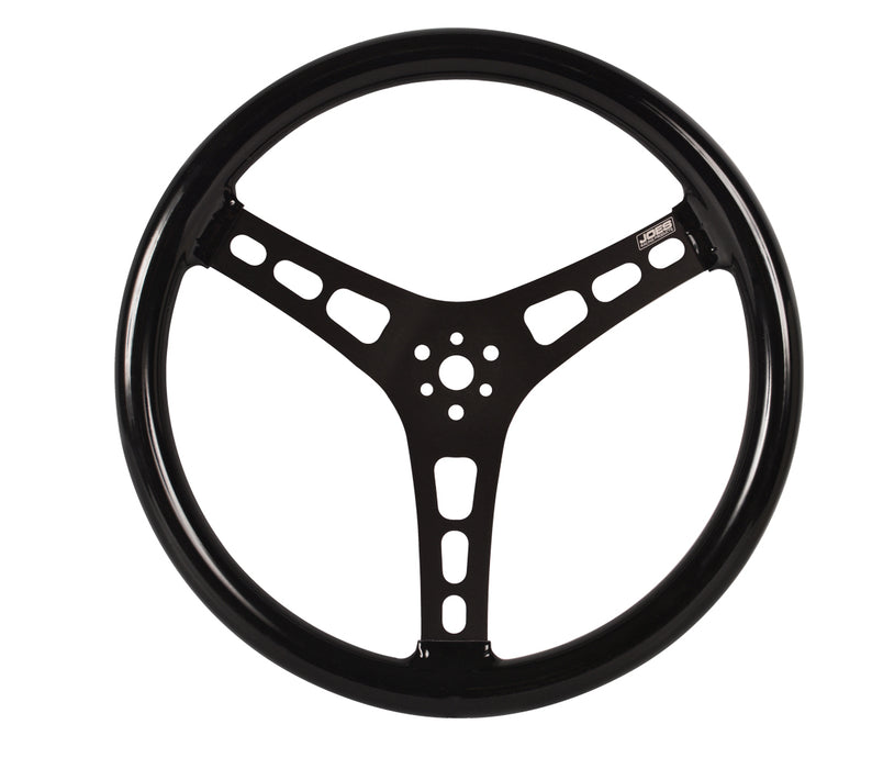 Joes Racing Products JOE13513-CB Steering Wheel 13in Alum Dished Rubber Coated