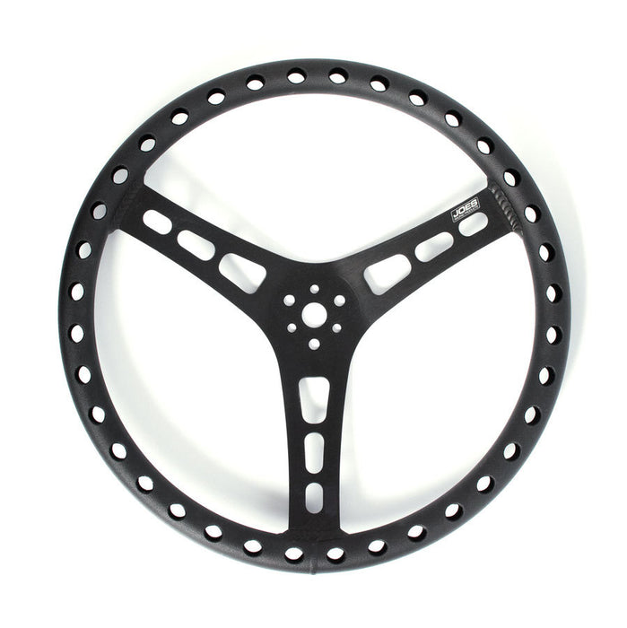 Joes Racing Products JOE13515-B 15in LW Steering Wheel Alum Dished Black