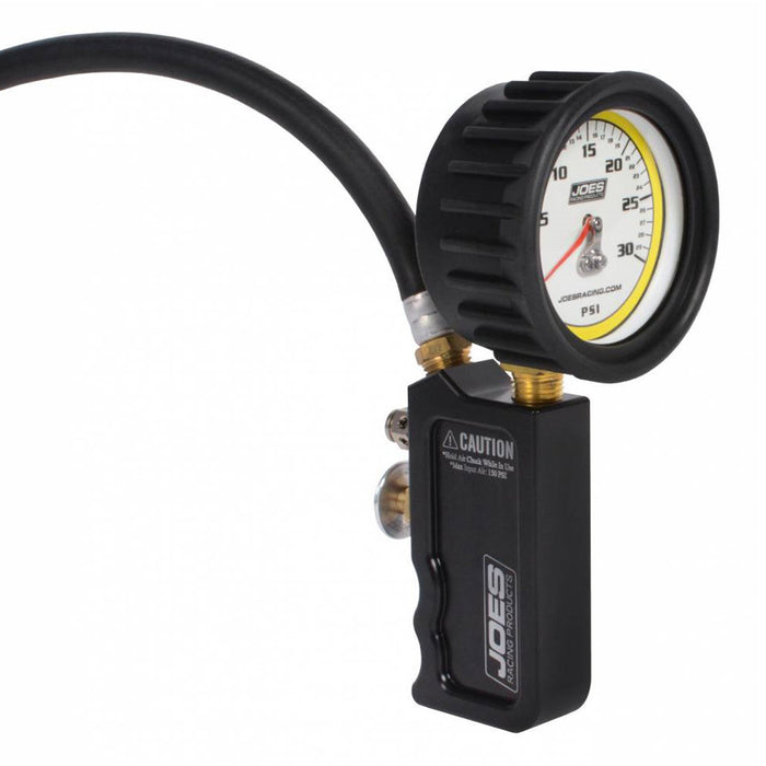 Joes Racing Products JOE32490 Tire Inflator 0-30psi Analog Billet Quick Fill