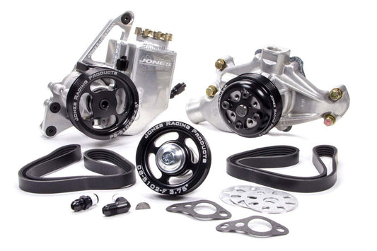 Jones Racing Products JRP1004-AR-CE Serpentine Drive Kit - SBC w/P/S & W/P