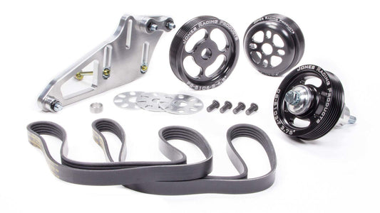 Jones Racing Products JRP1004-S-CE Serpentine Drive Kit - SBC Crate Engine w/P/S