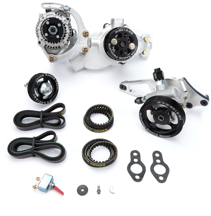 Jones Racing Products JRP1441-AL-72 Serpentine Drive Kit SBC w/ P/S - W/P & Alt
