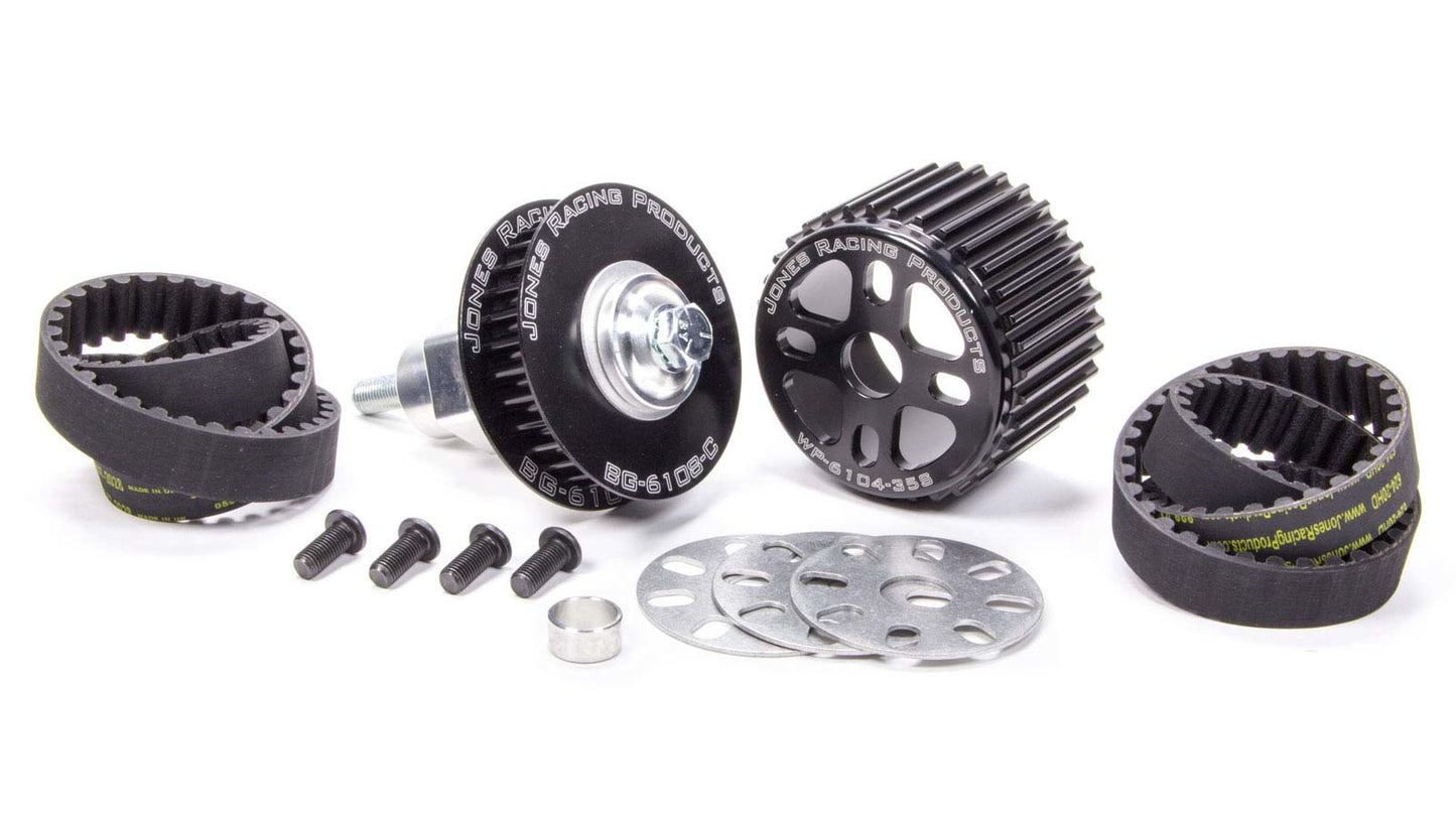Jones Racing Products JRP2010-RA-11 HTD Water Pump Drive Kit SBC