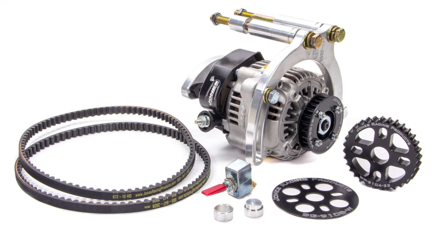 Jones Racing Products JRP2041-RA HTD Alternator Drive Kit SBC w/SWP