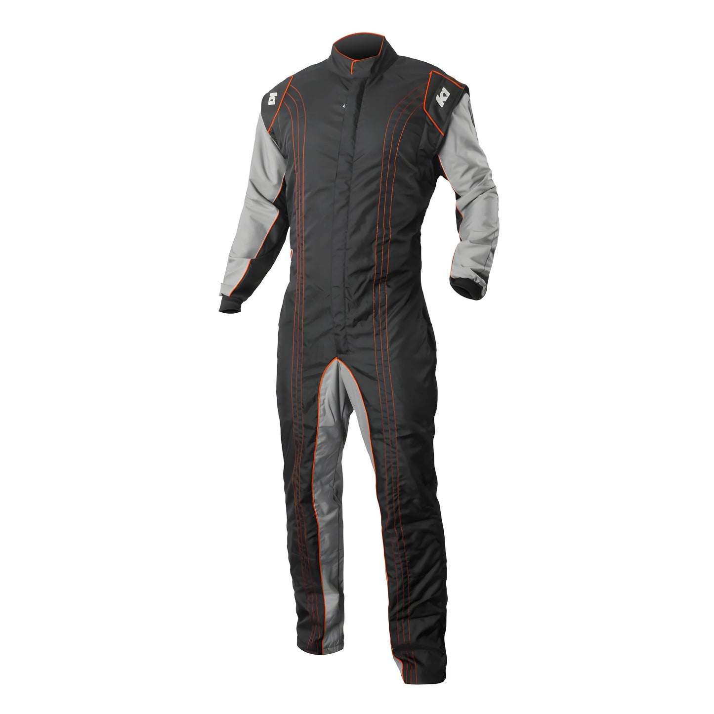 K1 Racegear K1R10-GK2-O-3XL Suit Karting GK2 Adult 3X-Large Black/Orange