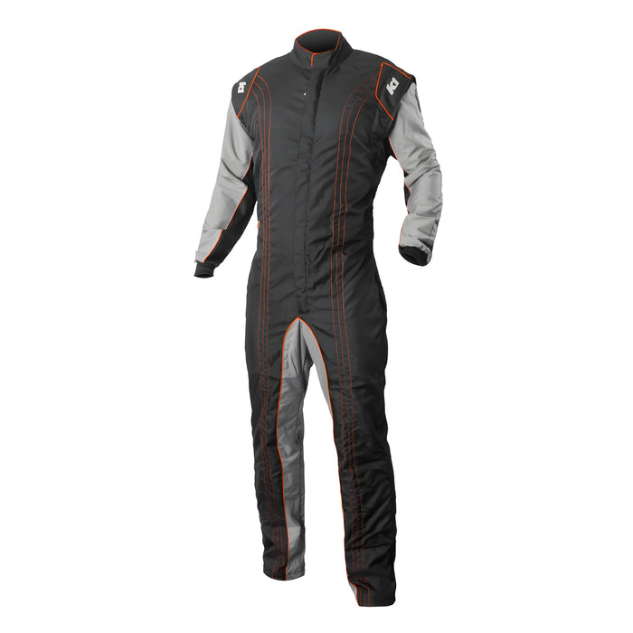 K1 Racegear K1R10-GK2-O-3XL Suit Karting GK2 Adult 3X-Large Black/Orange