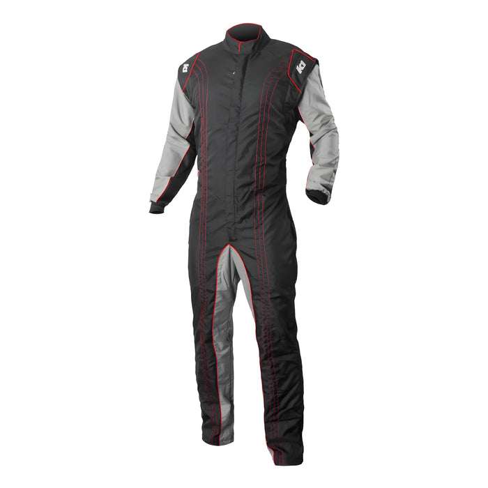 K1 Racegear K1R10-GK2-R-XL Suit Karting GK2 Adult X-Large Black/Red