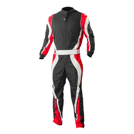 K1 Racegear K1R10-SP1-R-4XS Suit Karting Youth 4X-Small Red/Black