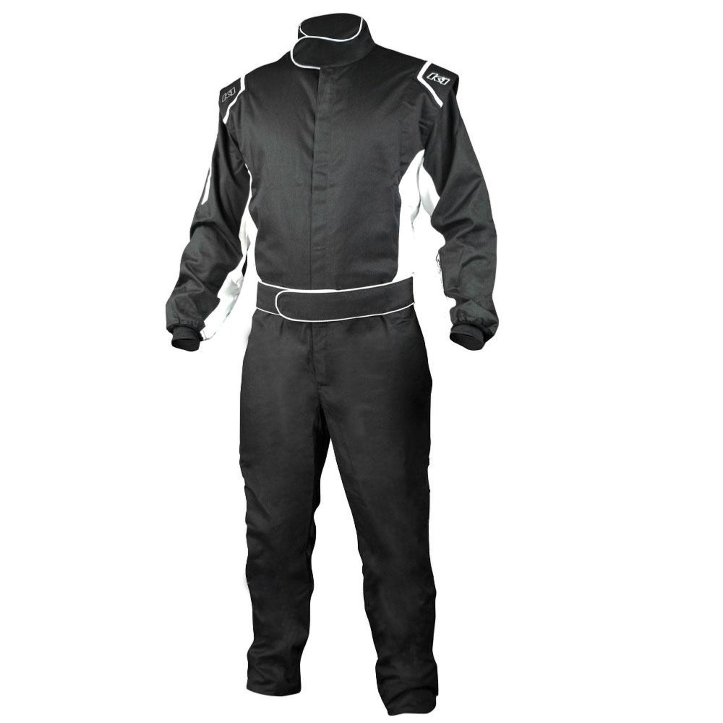 K1 Racegear K1R20-CHL-NW-7XS Suit Challenger Black 7-XS SFI 3.2A/1