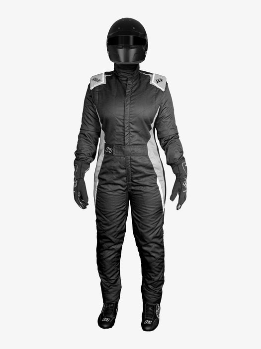 K1 Racegear K1R20-LAY-NG-XL Suit Layla Black / Grey X-Large SFI 3.2A/5