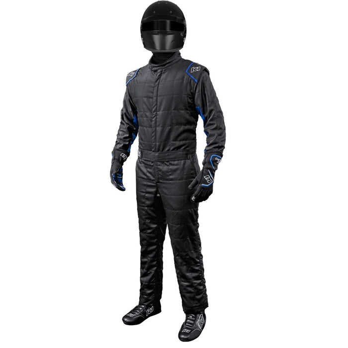 K1 Racegear K1R20-OTL-NB-3XL Suit Outlaw 3X-Large Black / Blue SFI 3.2A/5