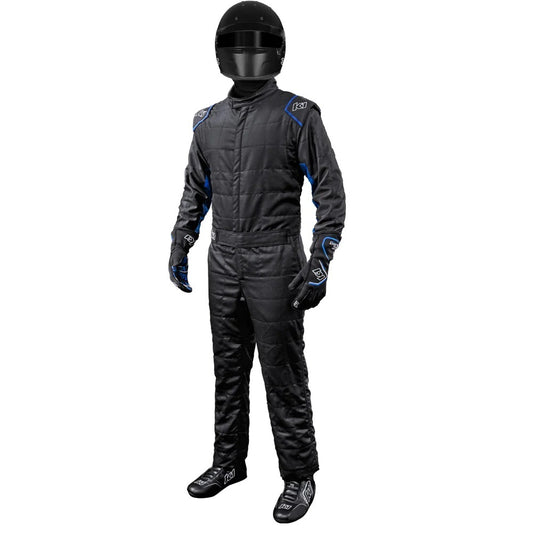 K1 Racegear K1R20-OTL-NB-XL Suit Outlaw X-Large Black / Blue SFI 3.2A/5