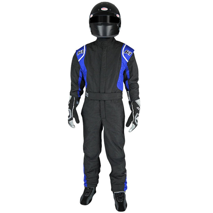 K1 Racegear K1R20-PRY-NB-7XS Suit Precision II 7X- Small Black/Blue