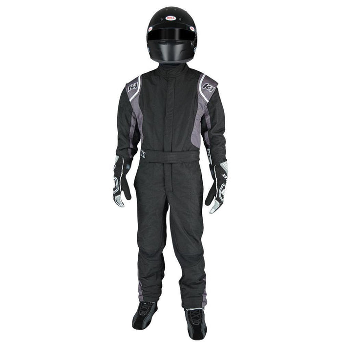 K1 Racegear K1R20-PRY-NG-6XS Suit Precision II 6X- Small Black/Grey