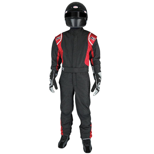 K1 Racegear K1R20-PRY-NR-4XS Suit Precision II 4X- Small Black/Red