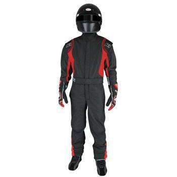 K1 Racegear K1R20-PRY-NR-6XS Suit Precision II 6X- Small Black/Red