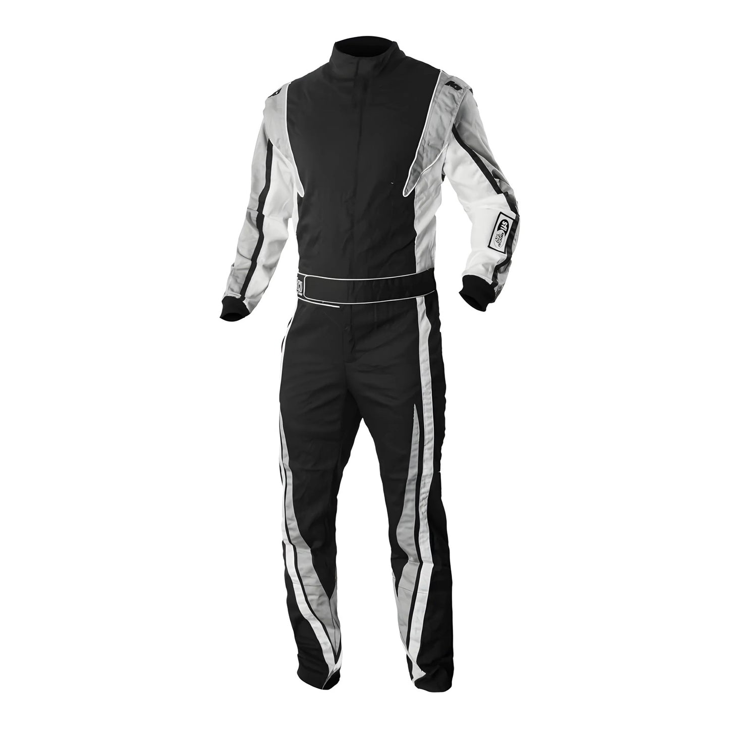 K1 Racegear K1R20-VIC-N-2XS Suit Victory Youth 2X- Small Black/Gray