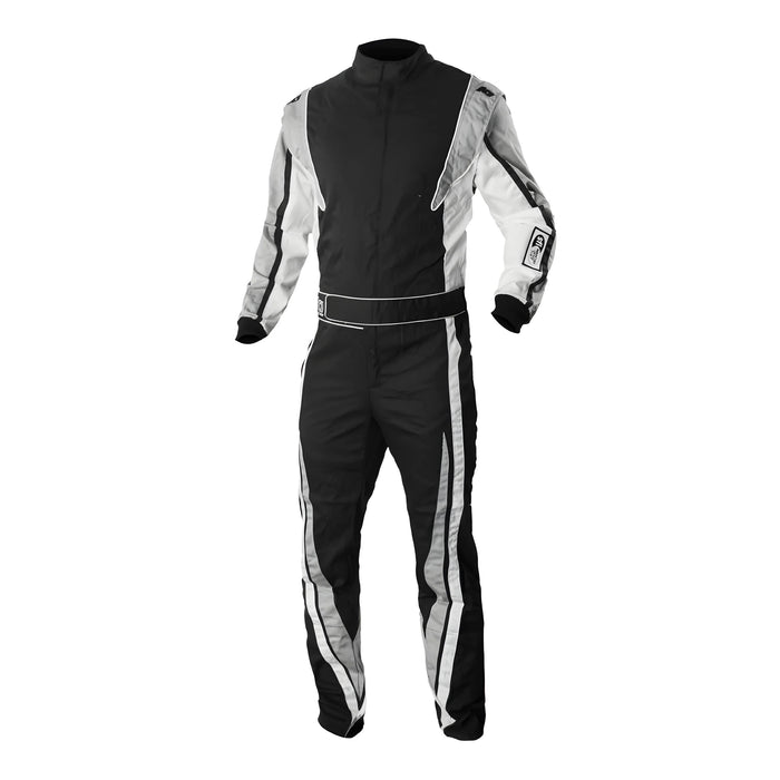 K1 Racegear K1R20-VIC-N-7XS Suit Victory Youth 7X-Small Black/Gray