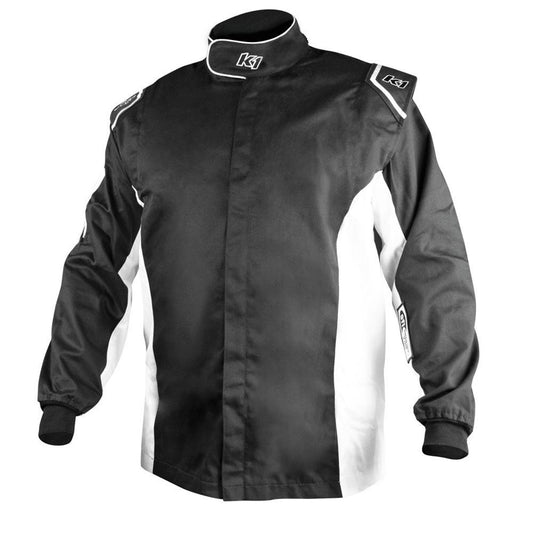 K1 Racegear K1R21-CHL-NW-M Jacket Challenger Black Medium SFI 3.2A/1