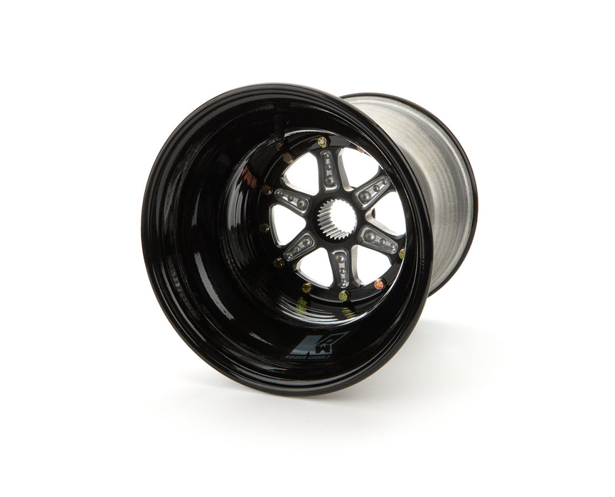 Keizer Aluminum Wheels, Inc. KAW10104SPB Wheel Spline 10in x 10in 4in BS Black