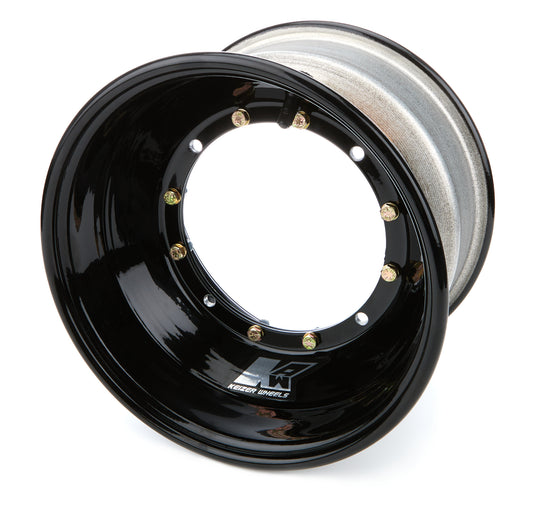 Keizer Aluminum Wheels, Inc. KAW1063BCB Wheel 4-Pin 10x6 3in BS Black Brake Bell