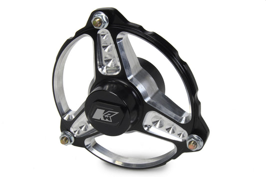 Keizer Aluminum Wheels, Inc. KAW10P3 Front Hub Blk Anod 3 Pin Micro w/Bearing Right