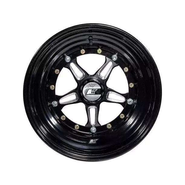 Keizer Aluminum Wheels, Inc. KAW1584BCB Wheel Direct Mnt 15 x 8 3in BS Black