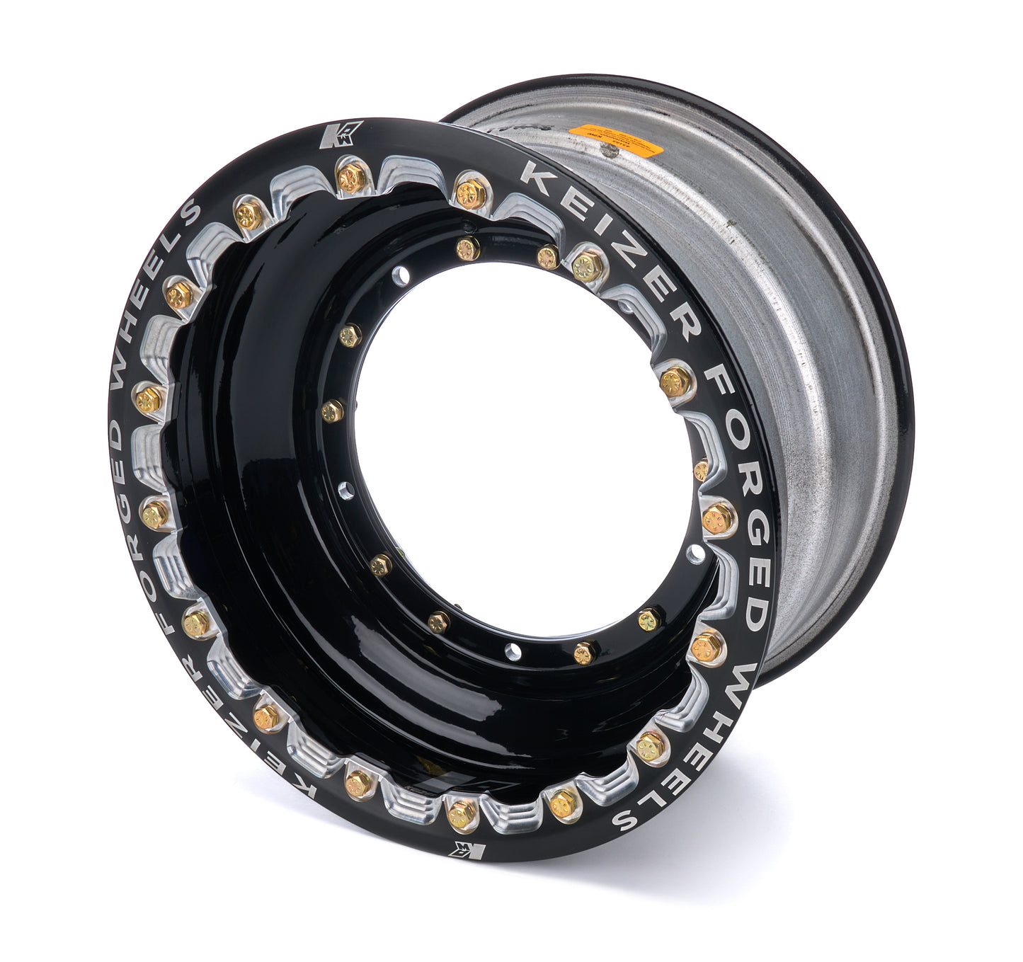 Keizer Aluminum Wheels, Inc. KAW1584BCFBLB Wheel Direct Mnt 15 x 8 Beadlock 3in BS Black