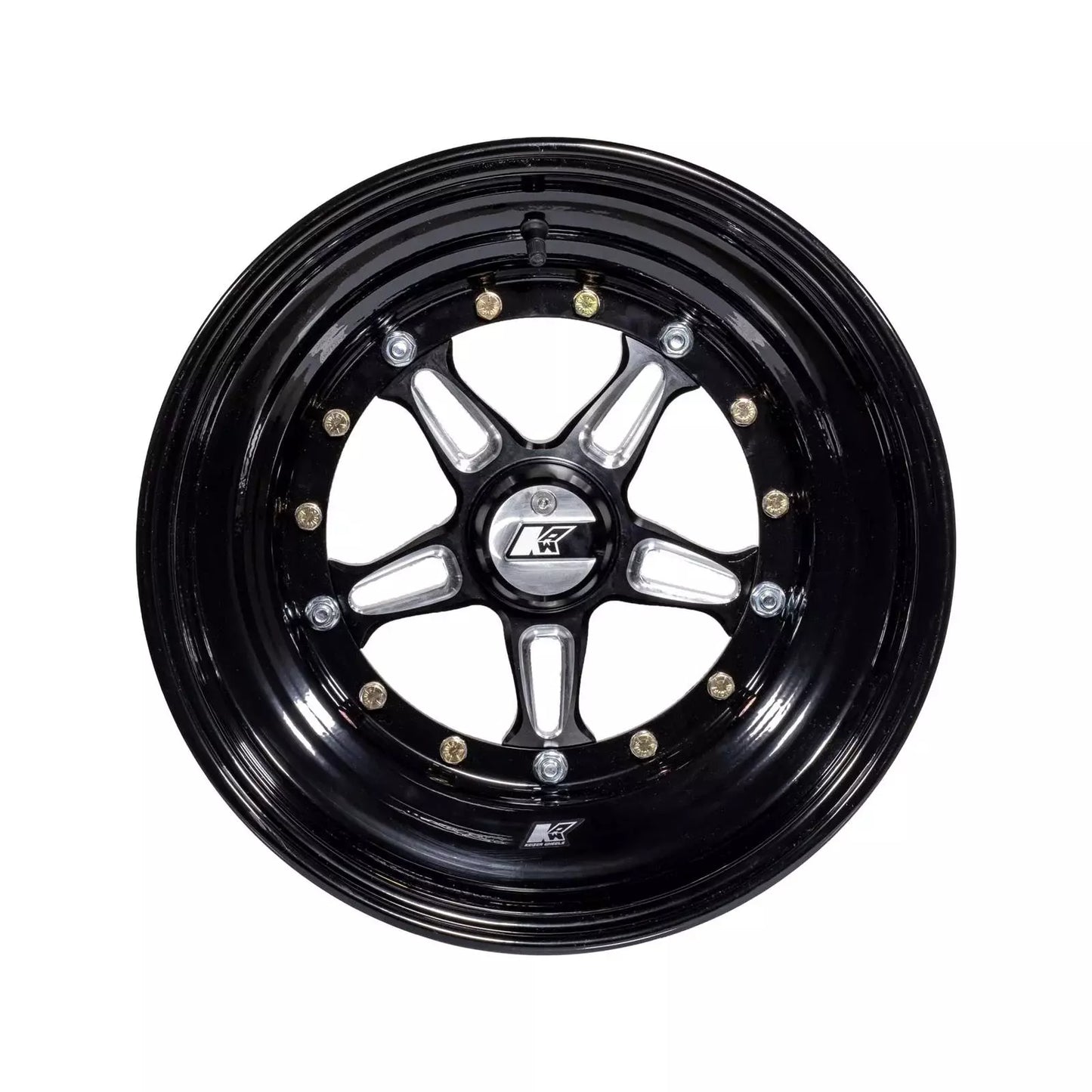 Keizer Aluminum Wheels, Inc. KAW1585BCB Wheel Direct Mnt 15 x 8 4in BS Black