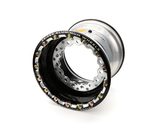 Keizer Aluminum Wheels, Inc. KAWW15135IBLB 15x13x5 Wide 5 BLK Inner B/L Modular