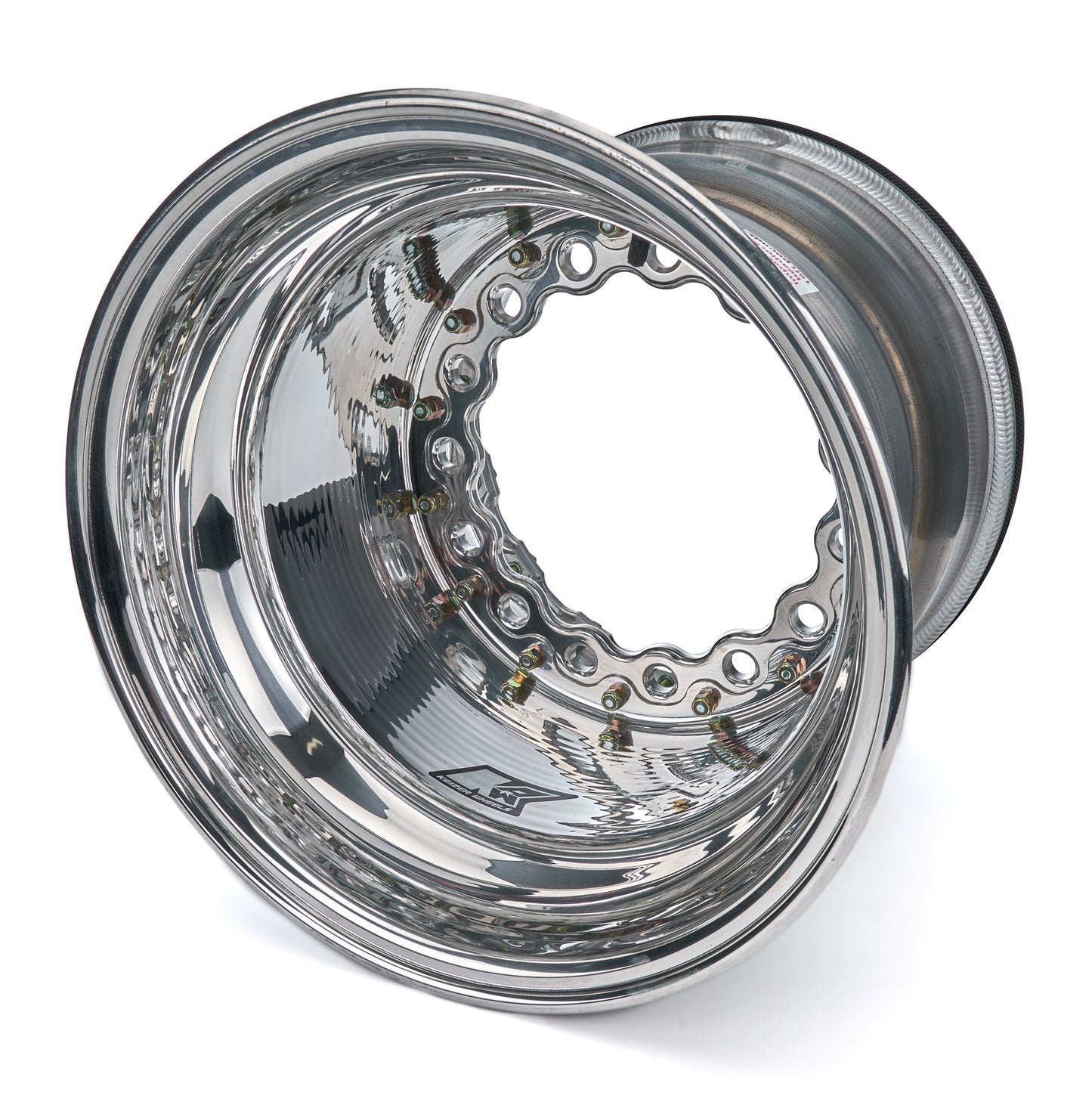 Keizer Aluminum Wheels, Inc. KAWW15145FIBL Wheel Wide 5 15x14 5in BS Forged Inner B/L Blk
